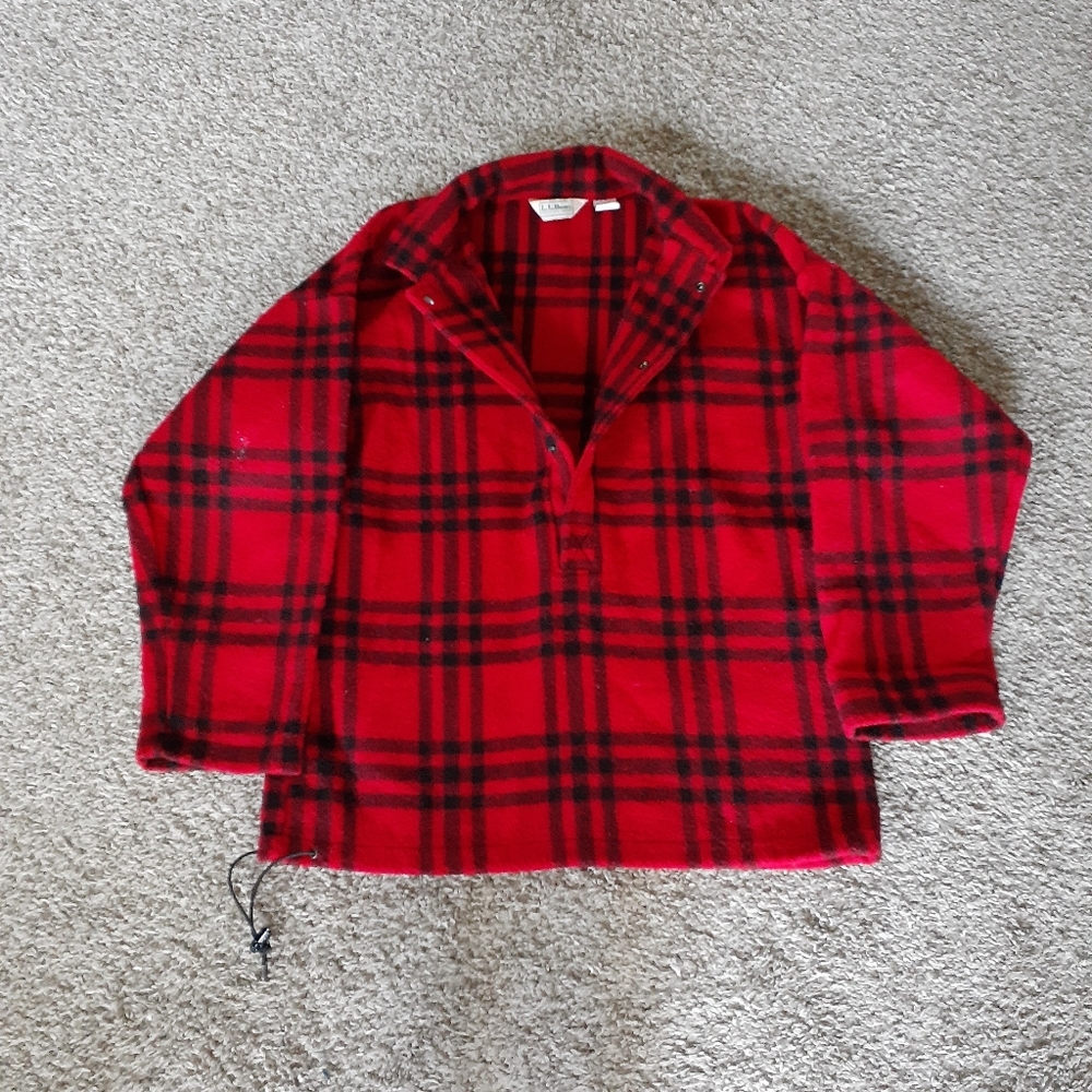 Vintage 1960 L.L.Bean wool overshirt size M - Picture 9 of 12